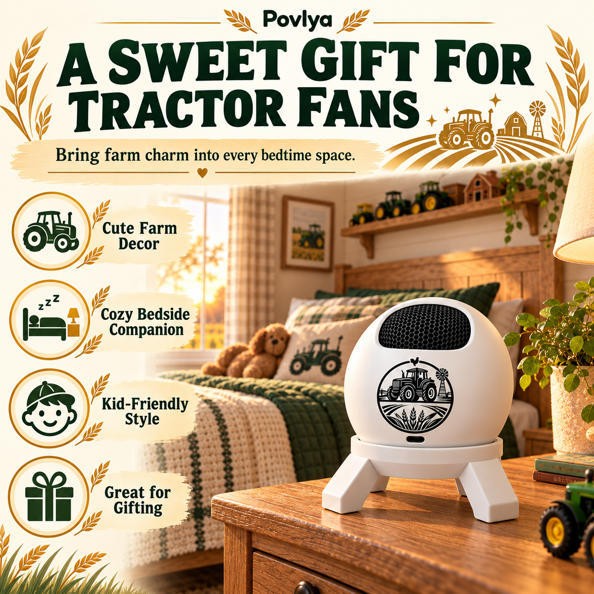 ๐ Tractor Dream Projector โจ Bring the Farm Adventure Home