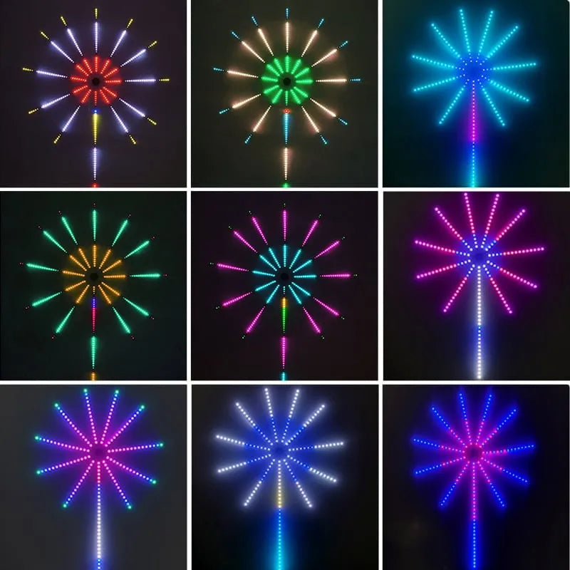 🎁Hot Sale-49% OFF💡WiFi Bluetooth Smart Fireworks Led Light