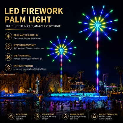 🎁Hot Sale-49% OFF💡WiFi Bluetooth Smart Fireworks Led Light