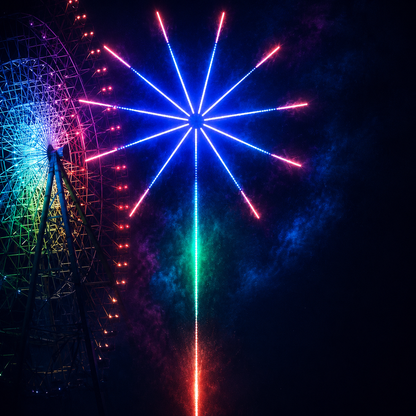 🎁Hot Sale-49% OFF💡WiFi Bluetooth Smart Fireworks Led Light