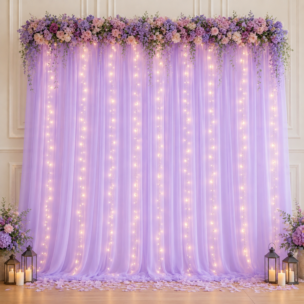 🔥Dreamy Tulle Curtain Lights Set