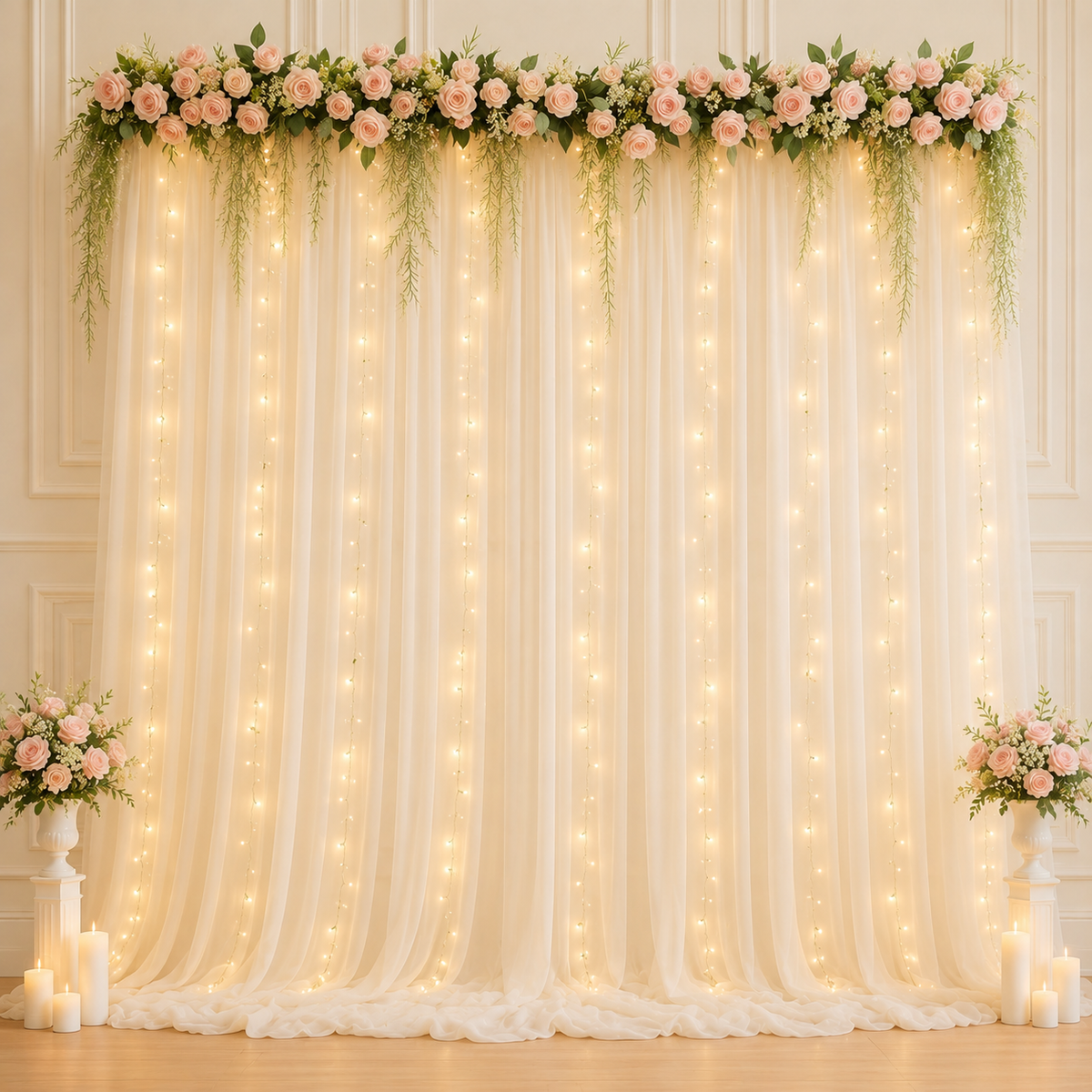🔥Dreamy Tulle Curtain Lights Set
