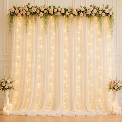 🔥Dreamy Tulle Curtain Lights Set