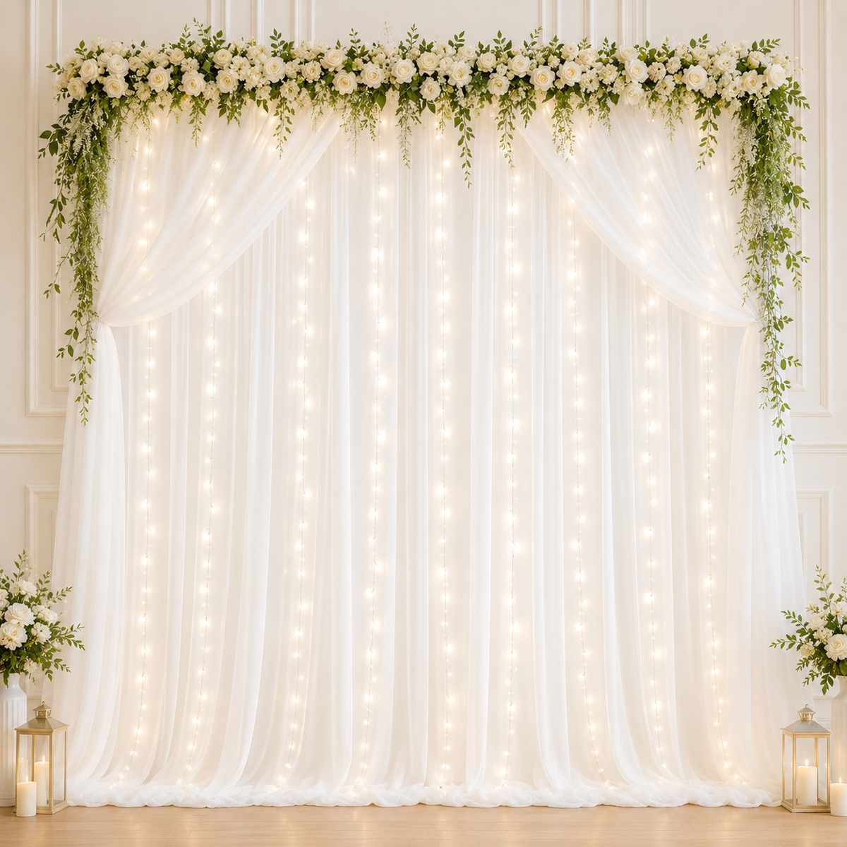 🔥Dreamy Tulle Curtain Lights Set