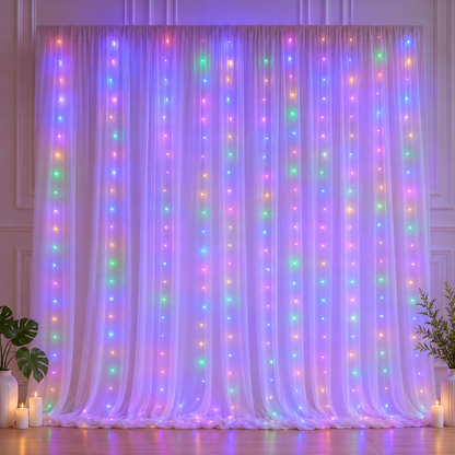 🔥Dreamy Tulle Curtain Lights Set