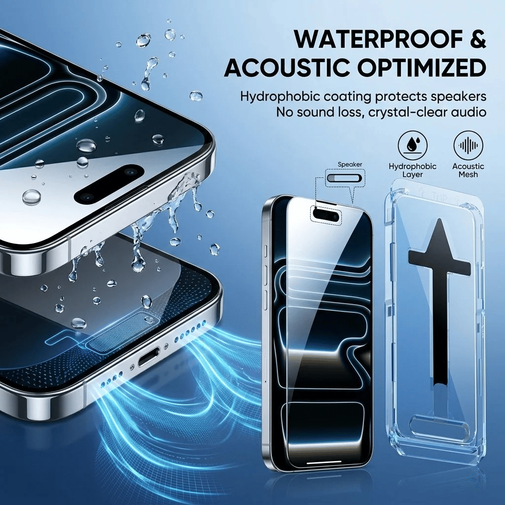 🔥Last Day Sale 49% Off📱2026 New Invisible Screen Protector For iphone-Easy Installation