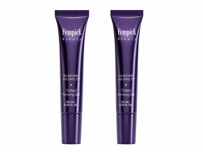 Fempick 60 Second Effects Tinted Firming Gel - Under Eye Cream For Puffiness And Bags Under Eyes
